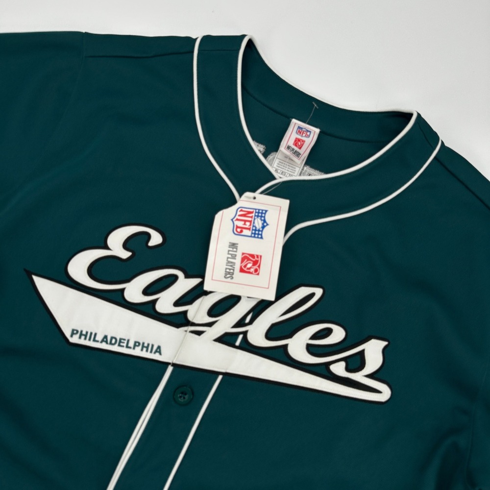 NWT Vintage Philadelphia Eagles Westbrook 36 Baseball Jersey NFL‎ Players Men XL